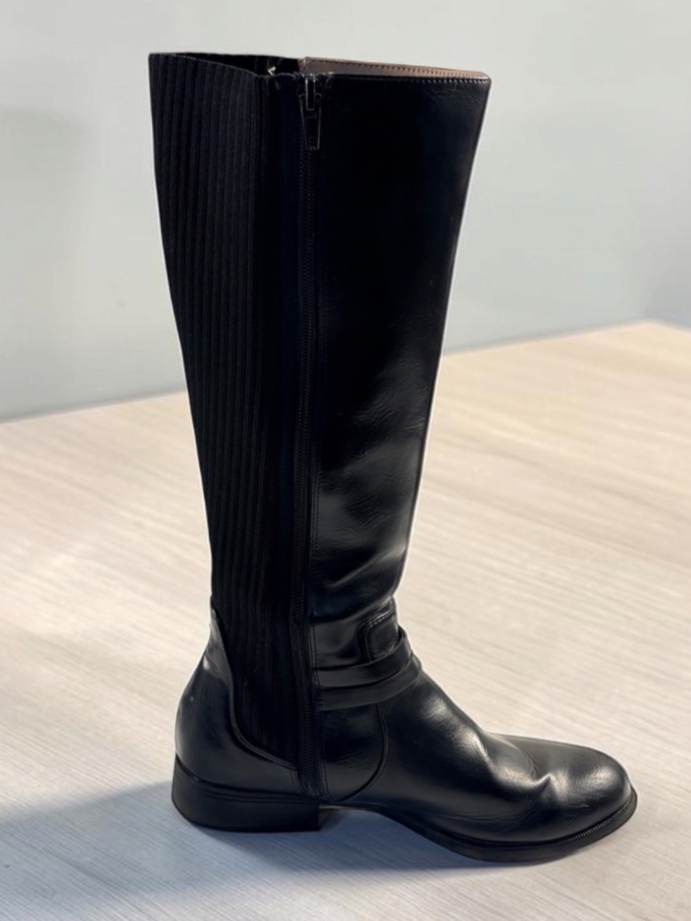 Life Stride X-Anita Knee High Riding Boots Black Tall 7.5 - Picture 5 of 16